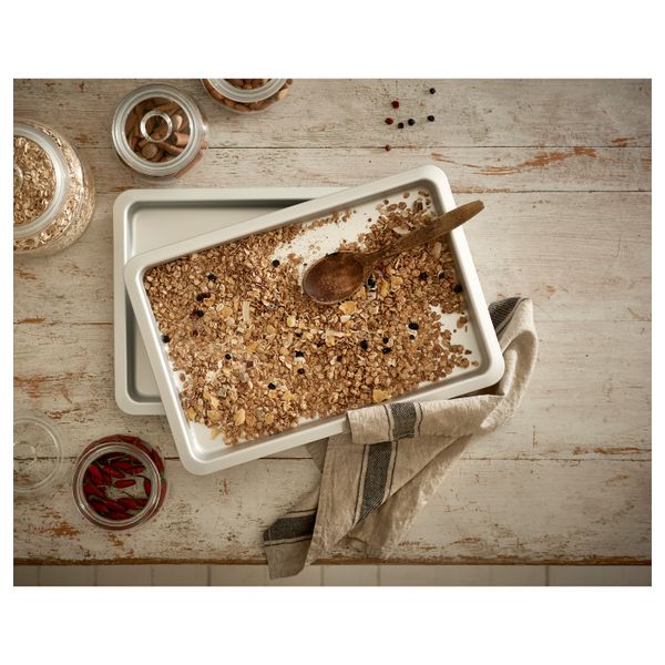 Форма для выпечки, серебристый 38x26 см/2.0 л IKEA VARDAGEN ВАРДАГЕН 303.834.36 - фото 7