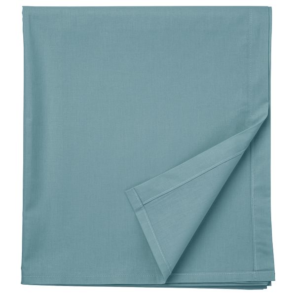 Простыня, голубой 150x260 см IKEA DVALA ДВАЛА 405.017.07 - фото 1