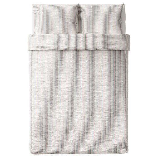 Пододеяльник и 2 наволочки РАЙГРЭС, в полоску (200x200/50x70 см) - схема-чертеж с размерами