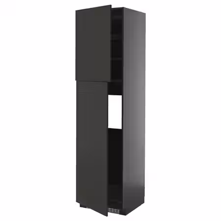 METOD Высокий шкаф д/холодильника/2дверцы