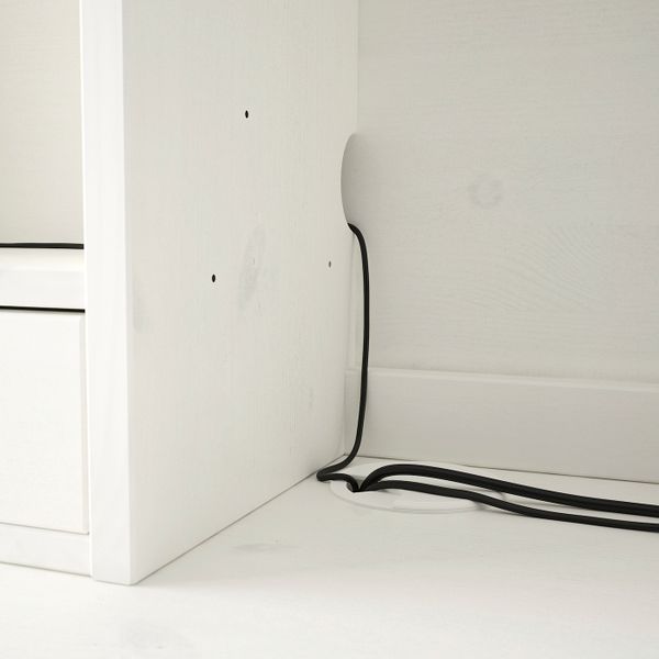 Стол с дополнительным модулем , белая морилка 155x137 см IKEA HEMNES ХЕМНЭС 992.783.91 - фото 3