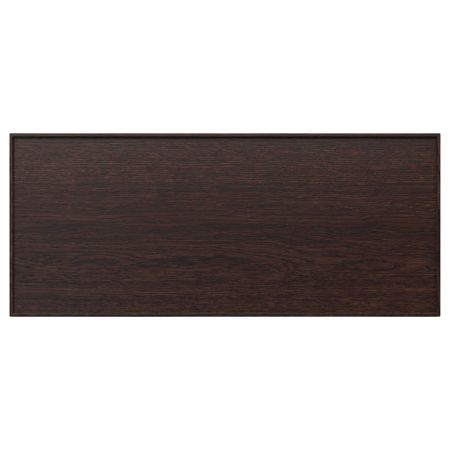 Фронтальная панель ящика ИНВИКЕН, черно-коричневый шпон (60x26 см)