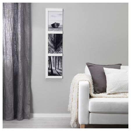 Рама для 3 картин НЭСВИКЕН, белый (101x24.5 см)