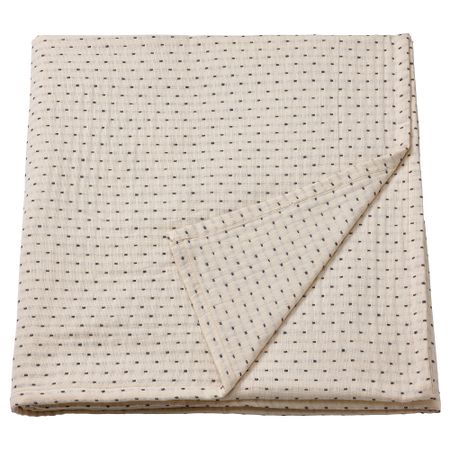 Покрывало, белый с оттенком, серый, 230x250 см IKEA JAKOBSLILJA ЯКОБСЛИЛЬЯ 804.476.43