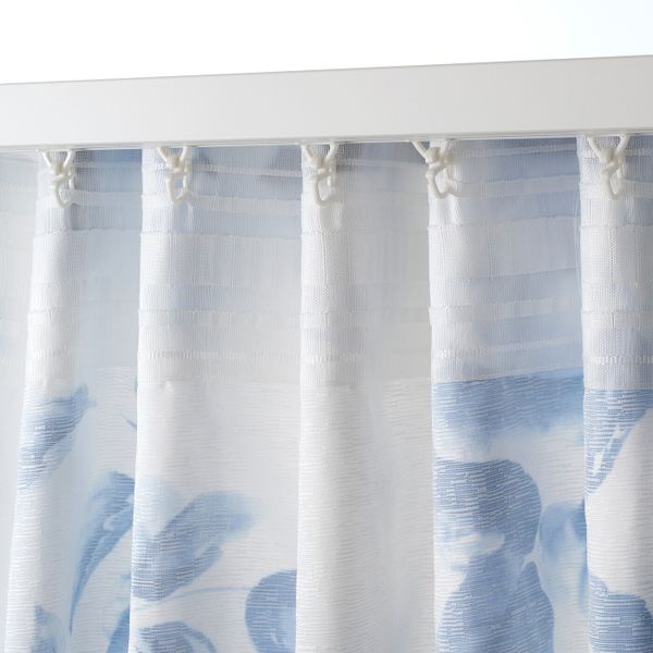 Гардины с прихватом, 1 пара, синий, 145x300 см IKEA МЕТТЕМАРИ 804.443.24 - фото 5