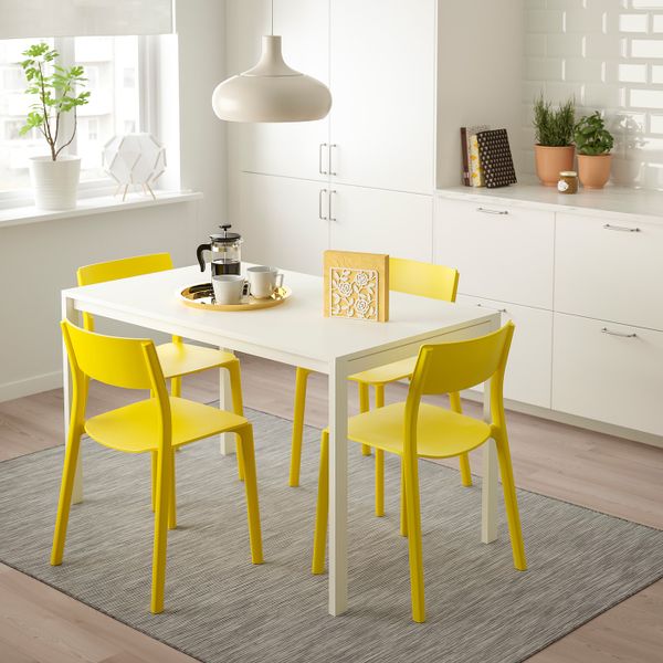 Стул, желтый IKEA JANINGE ЯН-ИНГЕ 803.609.08 - фото 4