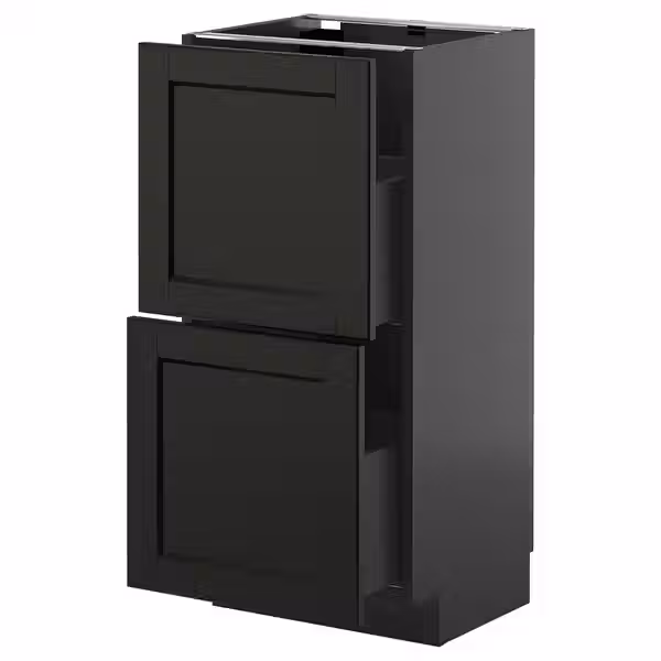 METOD / KNIVSHULT Напольный шкаф с 2 ящиками - фото 1