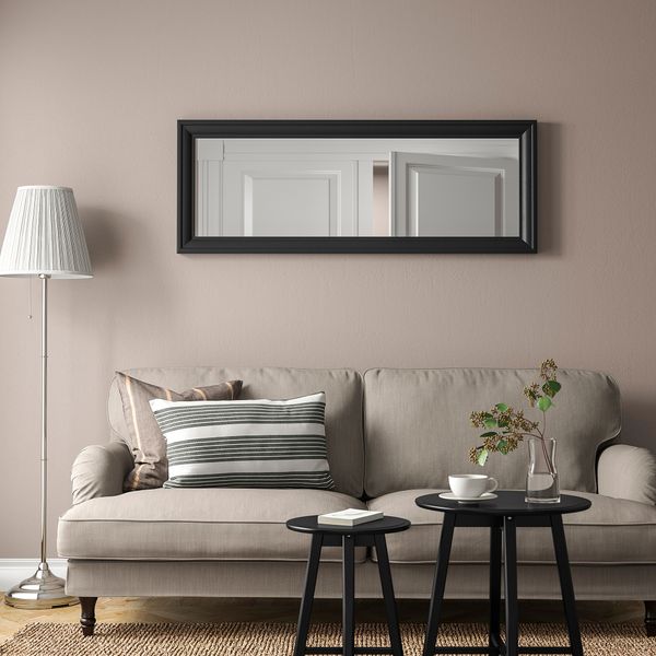 Зеркало, черный, 52x140 см IKEA TOFTBYN ТОФТБЮН 904.591.50 - схема-чертеж с размерами
