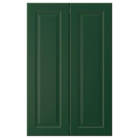 Дверца для напольного углового шкафа, 2шт, темно-зеленый 25x80 см IKEA BODBYN БУДБИН 004.446.48