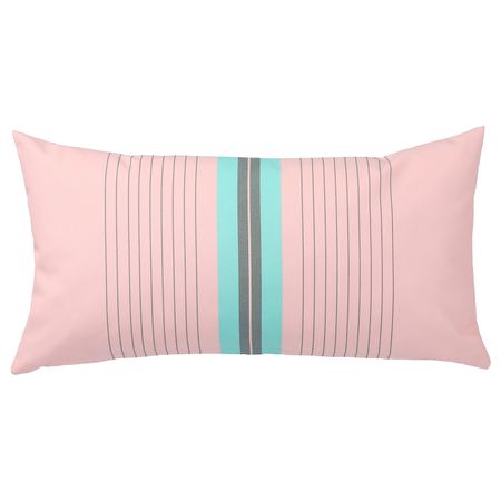 Подушка для дома/сада, розовый/голубой 30x58 см IKEA ФУНКЁН 504.384.47