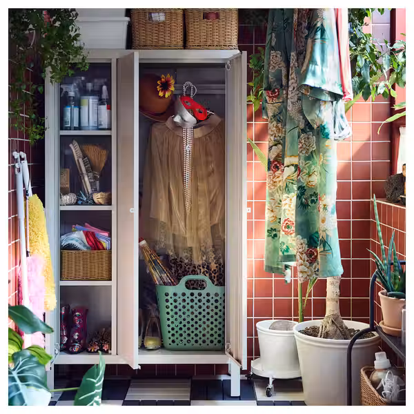 KOLBJÖRN Шкаф - бежевый для сада/для дома 90x161 см - фото 3