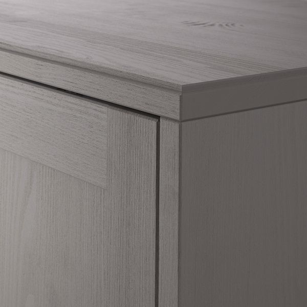 Шкаф с цоколем, серый 81x47x89 см IKEA HAVSTA ХАВСТА 104.186.82 - фото 4
