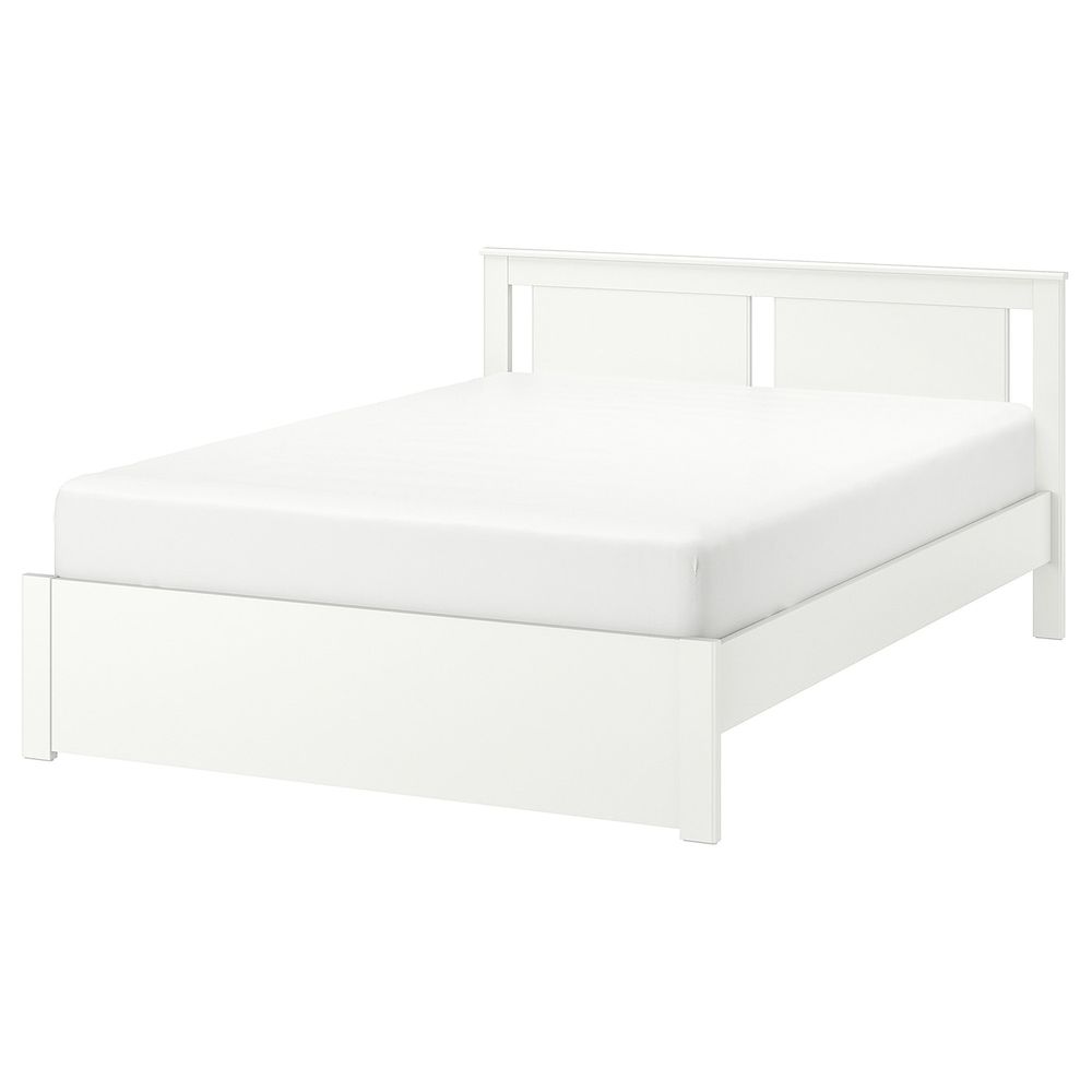 Каркас кровати, белый 140x200 см IKEA SONGESAND СОНГЕСАНД 992.412.27 - фото 1