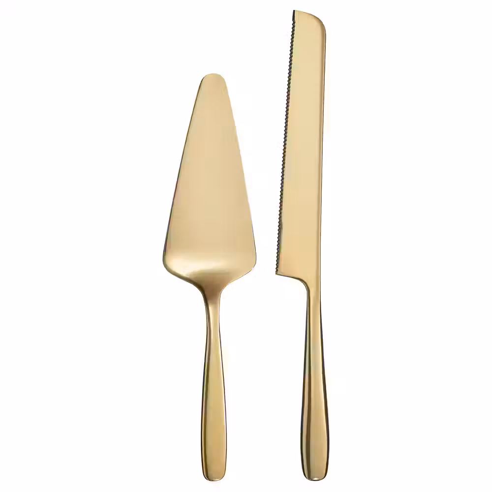 TILLAGD Сервировочн принадлежн,2шт - желтая медь - фото 1