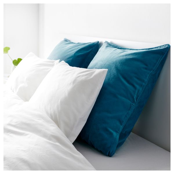 Чехол на подушку САНЕЛА, темная бирюза (65x65 см) - схема-чертеж с размерами