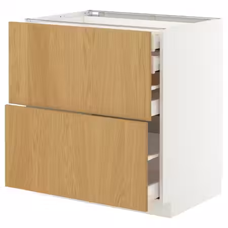 METOD / MAXIMERA Напольн шк 2фасада/2низ/1срд/1вс ящ