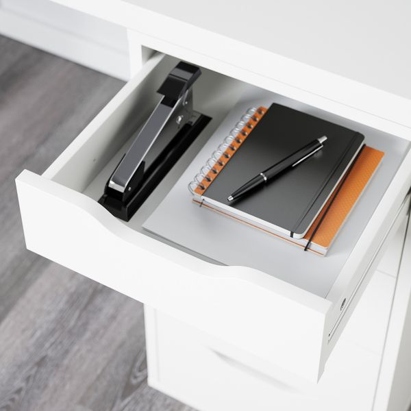 Стол, белый 120x60 см IKEA LINNMON ЛИННМОН / ALEX АЛЕКС 692.791.46 - схема-чертеж с размерами