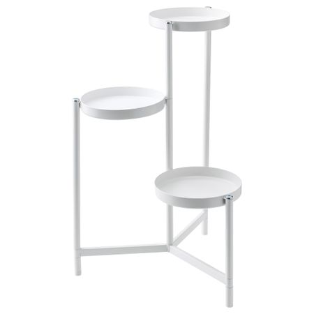 Пьедестал для цветов, 58 см, для дома, улицы белый IKEA OLIVBLAD ОЛИВБЛАД 605.355.94