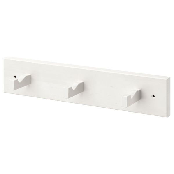 Вешалка 3-местная, белый IKEA KUBBIS КУББИС 803.753.30 - фото 1