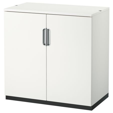 Шкаф с дверями ГАЛАНТ, белый (80x80 см)