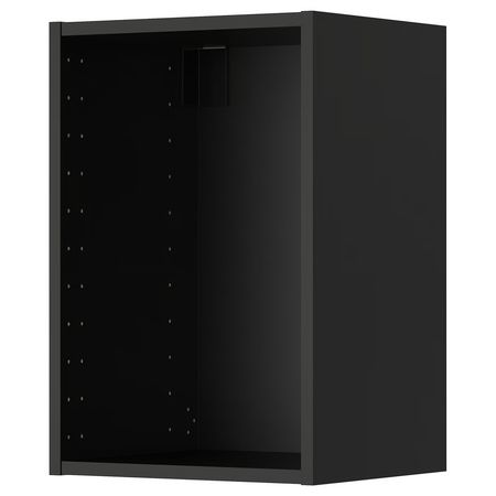 METOD Шкаф навесной - черно-серый 40x37x60 см