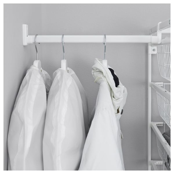 Рама, проволочные корзины, штанга АЛЬГОТ, белый (80-100x60x170 см) - фото 4