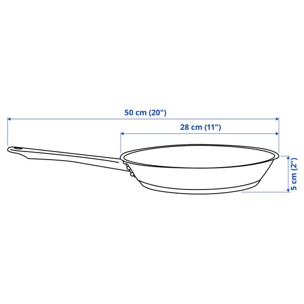 Сковорода, антипригарное покрытие, нержавеющая сталь медный, 28 см IKEA OUMBÄRLIG ОУМБЕРЛИГ 005.871.71 - фото 4