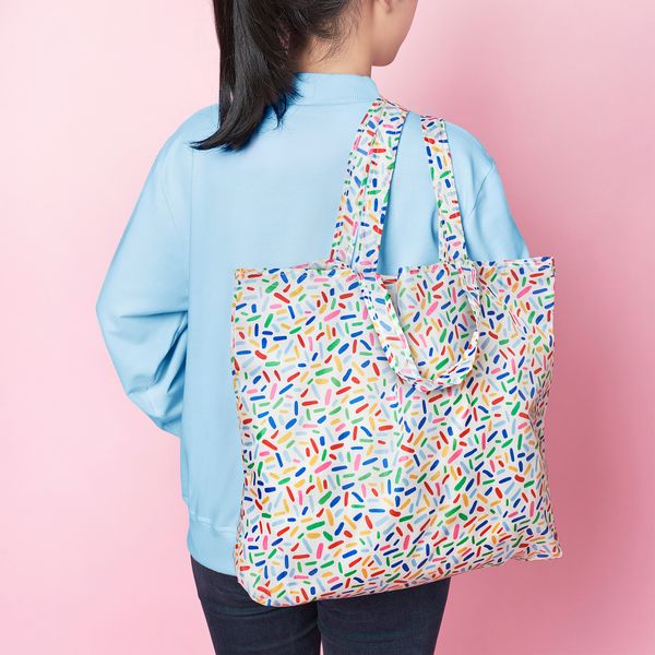 Сумка, разноцветный с рисунком, 45x36 см IKEA SKYNKE СКЮНКЕ 205.944.96 - фото 2