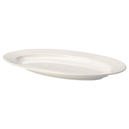 Блюдо ВАРДАГЕН, белый с оттенком