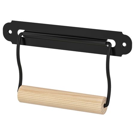 Держатель туалетной бумаги, черный IKEA SVARTSJÖN СВАРТШЁН 703.690.80