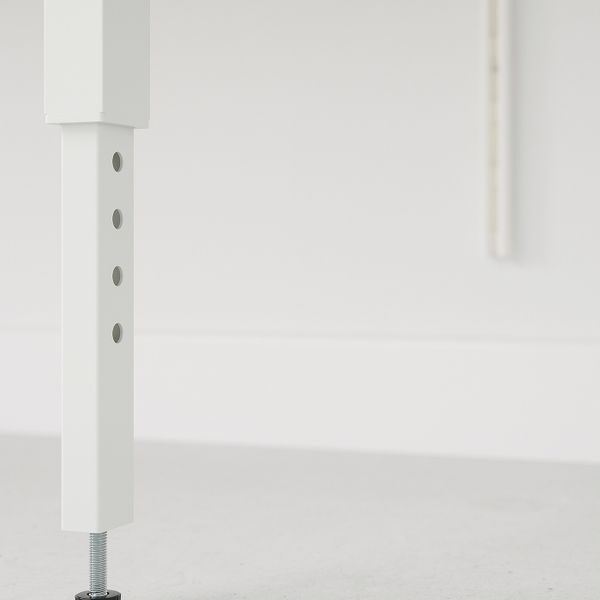 Комбинация гардероба со столешницей, белый 207x62x201 см IKEA BOAXEL БОАКСЕЛЬ / LAGKAPTEN ЛАГКАПТЕН 594.409.45 - схема-чертеж с размерами