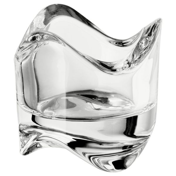 Подсвечник для греющей свечи, прозрачное стекло 6 см IKEA VÄSNAS ВЭСНАС 103.717.07 - фото 1