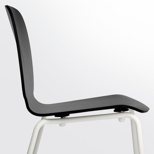 Стул, черный/Брур-Инге белый IKEA SVENBERTIL СВЕН-БЕРТИЛЬ 292.272.58 - фото 6