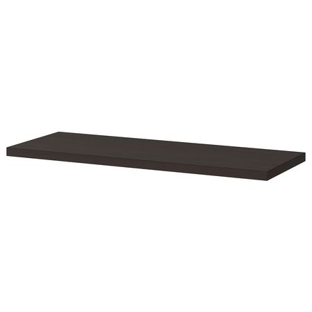 BERGSHULT Полка - коричнево-чёрный 80x30 см