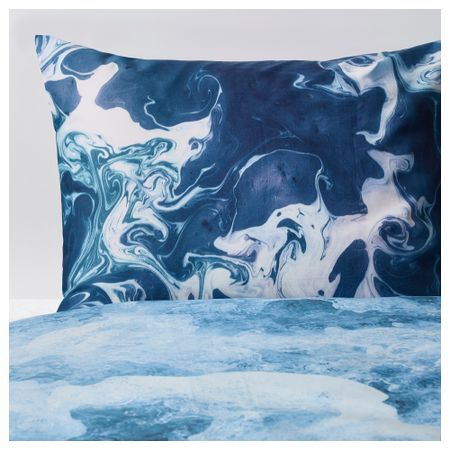 Пододеяльник и 1 наволочка СТУНСИГ, морская пена (150x200/50x70 см)