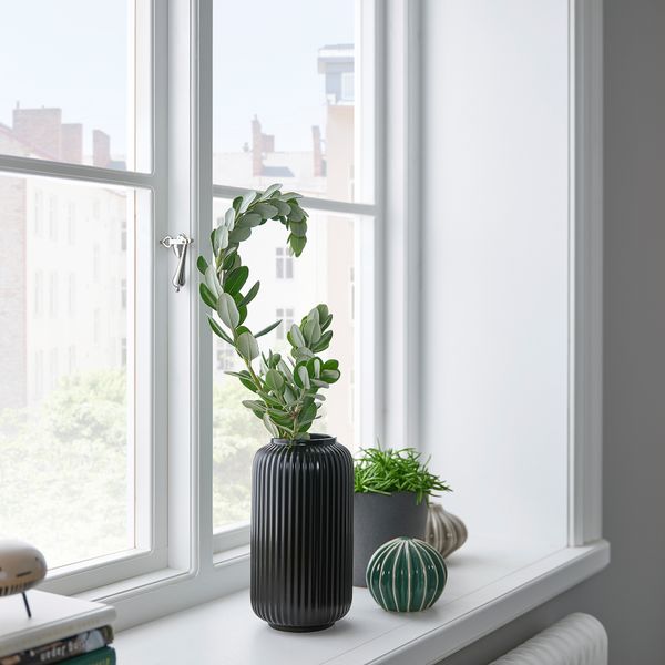 Ваза, черный, 22 см IKEA STILREN СТИЛРЕН 305.627.82 - фото 3