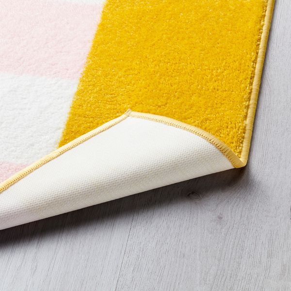 Ковер, длинный ворс, розовый 133x140 см IKEA СТИЛЛСАМТ 303.586.82 - фото 2