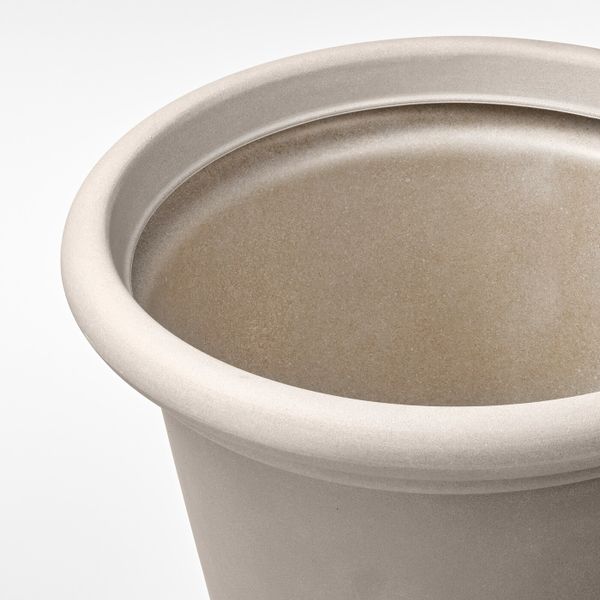 Кашпо, для дома, улицы бежевый 41 см IKEA CHILIPEPPAR ЧИЛИПЕППЭР 205.050.56 - схема-чертеж с размерами