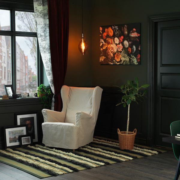 Ковер безворсовый, в полоску 170x240 см IKEA DEKORERA ДЕКОРЕРА 904.722.17 - фото 2