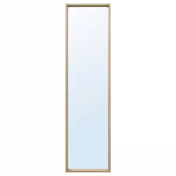 NISSEDAL Зеркало - под беленый дуб 40x150 см - фото 1