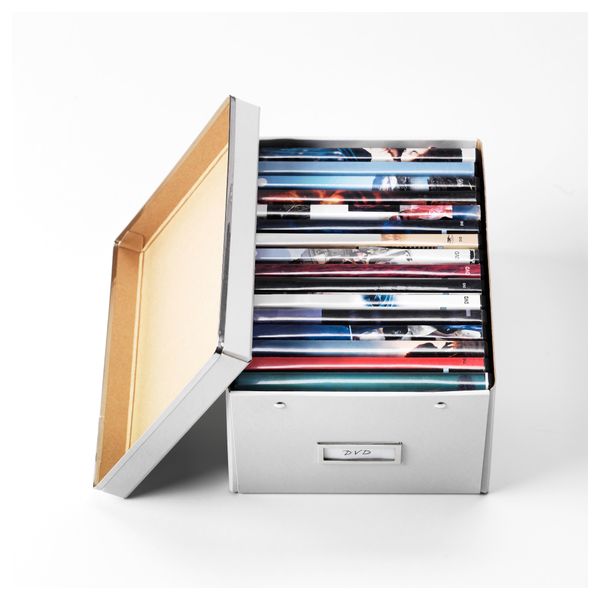 Коробка с крышкой СМОРАССЕЛЬ, белый - схема-чертеж с размерами