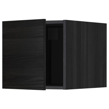 Верхний шкаф МЕТОД, черный, Тингсрид черный (40x40 см)