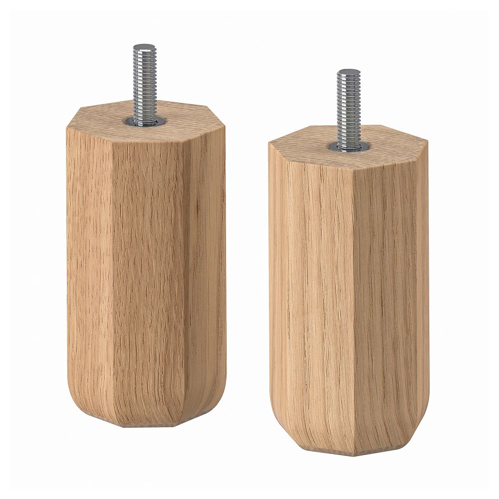 Ножка, 10 см, дуб IKEA ULLARP 504.899.22 - фото 1