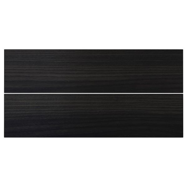 Фронтальная панель ящика ТИНГСРИД, под дерево черный - фото 1