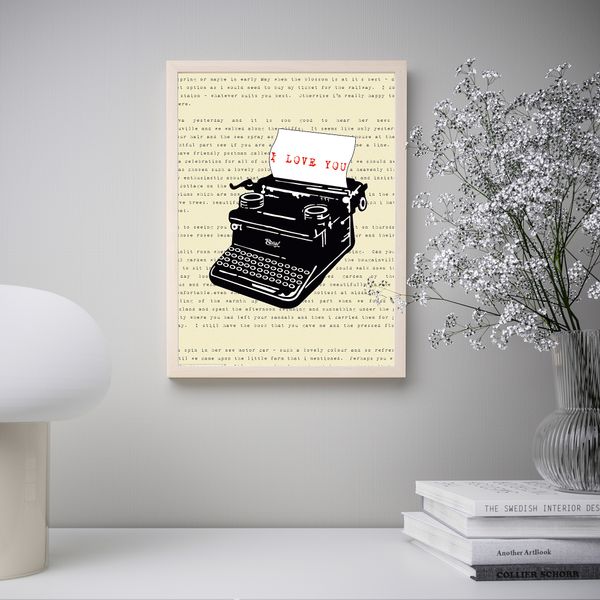 Постер, Любовное послание, 30x40 см IKEA DRÖMBILD ДРЁМБИЛЬД 804.361.02 - фото 3