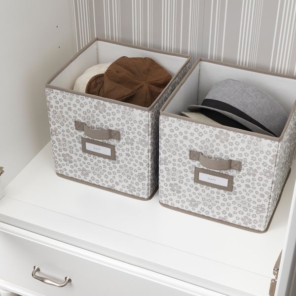Коробка с крышкой, бежевый 30x30x30 см IKEA СТОРСТАББЕ 804.224.83 - фото 3