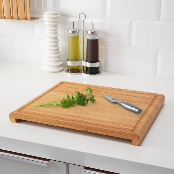 Разделочная доска, бамбук 36x30 см IKEA RIMFORSA РИМФОРСА 003.676.83 - схема-чертеж с размерами