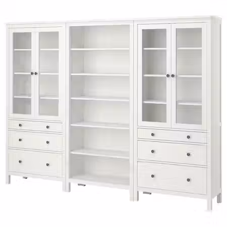 HEMNES Комб для хран с дверц/ящ