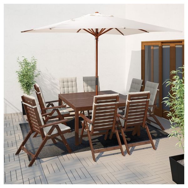 Стол + 8 кресел ЭПЛАРО, бежевый - фото 2