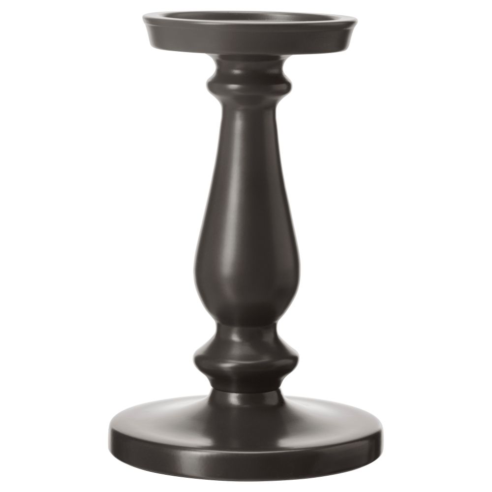 Подсвечник для формовой свечи ЭРСЕТТА, серый (21 см) - фото 1
